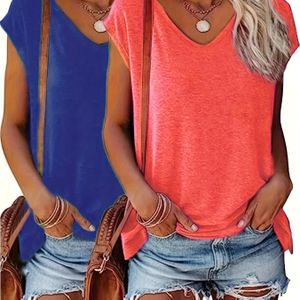 TEMU Zweiteiliges Sportset für Damen, Sportshirt mit Rundhalsausschnitt und Kurzarm, Sport-T-Shirt mit Reißverschluss