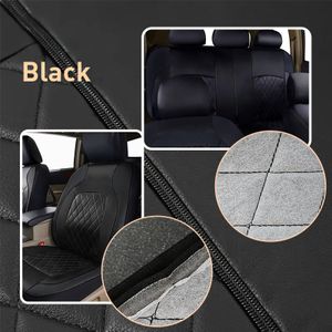 TEMU Für for MAZDA 2013-2017 Luxus Kunststoff Kunstleder Auto Sitzbezüge - Voll Abdeckung, Einfach zu Installieren, Schutz, Perfektes Geschenk Idee, Auto Dekor