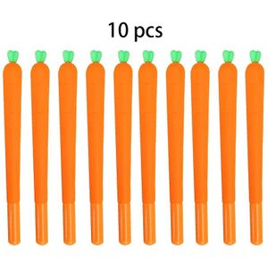 TEMU Entzückender Cartoon-Simulation Gemüse Neutralstift Kreativer Kleiner Frischer Schüler Schreibwaren Wasserstift, 0.5mm Austauschbarer Nadelrohrstiftkern
