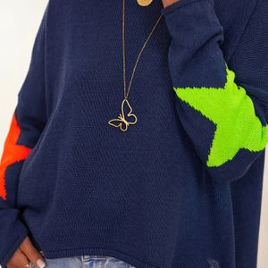 TEMU Plus Size Damenpullover aus 100% Acryl - Weicher Stretch-Rundhals-Pullover, Maschinenwaschbarer Eleganter Freizeitoberteil für Frühling & Herbst