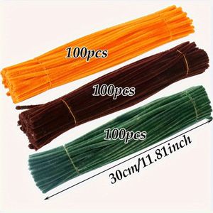 TEMU 300 Stücke Nylon Eisenrohrreiniger, Sonnenblumensträuße mit flauschigen Stielen, für DIY-Bastelprojekte