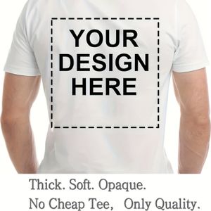TEMU Herren-Schwarz-T-Shirt mit individuellem Foto-Druck - Atmungsaktives Polyester, Kurzarm Rundhalsausschnitt, für Sommerpartys, Mannschaftsuniformen und Freizeitaktivitäten