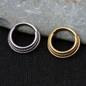 TEMU 1 Stk. 16G Scharnierloses Nasenring Lippenring Ohrring Hip-Hop-Stil Körperschmuck