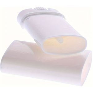 TEMU 50er-Pack 15g weiße nachfüllbare Deodorant-Röhren, Lippenbalsenbehälter, hypoallergenes PP-Material, Twist-Up--Stifte, tragbare Form für DIY-Auffüllung