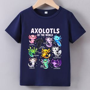 TEMU Jungen Sommer Kurzarm T-Shirt mit einem '' Druck