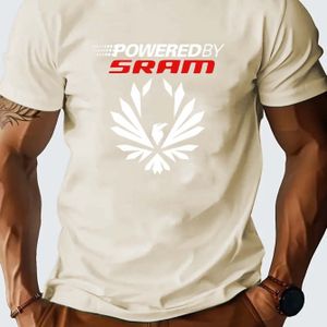 TEMU Herren Freizeit Sommer Grafik T-Shirt - "" "" Druck, Hellblau, Kurzarm, Rundhals, Stretchstoff, für Freizeitkleidung, Freizeit Sommer Tragen | Sportlicher Design | Schlanker Blau Finish