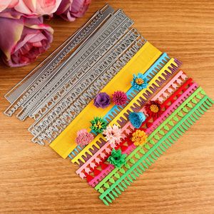 TEMU 10er-Set 3D-Spiralblumen und Blütenblatt Quilling-Streifen Bündel Metall-Stanzformen für Scrapbooking, Papierkarten, Geprägte Fotoalbum-Dekoration, Bastel-Schneidform Eid Mubarak