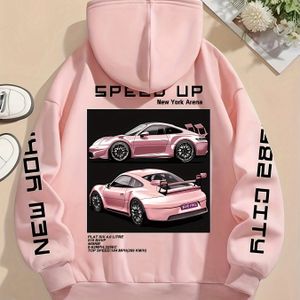 TEMU Damen Casual Hoodie mit - Gemütliches Polyester, Kordelzug, Maschinenwaschbar - für Herbst & Winter