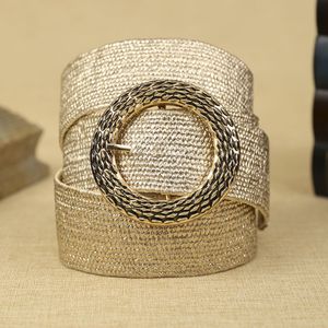 TEMU Ein goldenes Gürtel für Damen in Bohemian Style, mit einer modischen Metallspange, ist ein Muss für Einkäufe und für den täglichen Gebrauch.