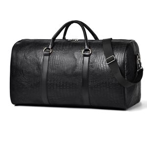 TEMU Reisetasche mit großem Fassungsvermögen, Unisex-Gepäcktasche mit Krokodilmuster, vielseitige Urlaubstasche im Retro-Stil, Reisetasche als Geschenk
