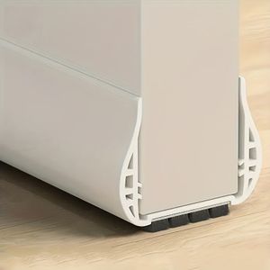 TEMU Verstellbarer Polyesterfaser-Türzugluftstopper - Winddichtes Isolierdichtband für Schlafzimmertüren, Passend für Dicke 1.377-2.165 , Länge 36.61