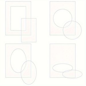 TEMU 4er-Set Acryl-Prägungsfächer mit Klarem Rechteckrahmen - Ideal für Kartenherstellung, Scrapbooking & Papierbasteln