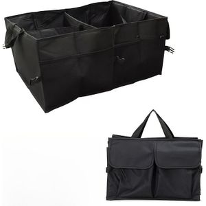 TEMU Große Kapazität Kofferraum Autozubehör Multifunktionaler Auto-Organizer Aufbewahrungsbox Faltbare Heckbox Aufbewahrungsbox Camping Auto Aufbewahrungsbox