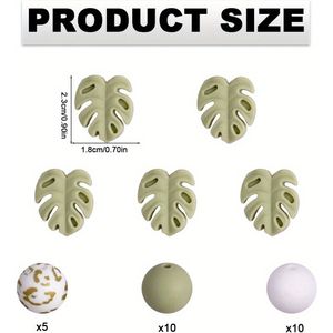 TEMU 30/64-teiliges Silikon-Perlen-Set, geeignet für DIY-Schmuckherstellung ? Fokusperlen für Stifte, Halsketten und Schlüsselanhänger ? Bastelset mit Zwischenperlen für Schmuck