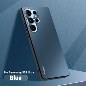 TEMU Für Samsung S24 Serie Handyhülle, für Samsung S24 für Samsung S24+ für Samsung S24 Ultra Schutzhülle Matte Frost Metall Objektiv CD Retro Textur Weicher Rahmen Anti-Drop Handyhülle