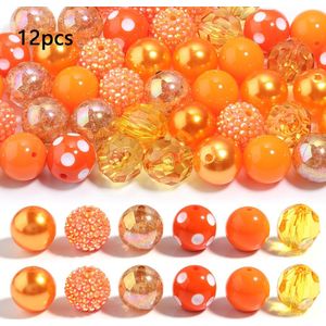 TEMU 12/120 Stück 20 Mm Mischung von verschiedenen Stilen, kombinierbare einzigartige DIY-Schmuckarmbänder und Anhänger, dekorative Perlen für die Herstellung von Stiften.