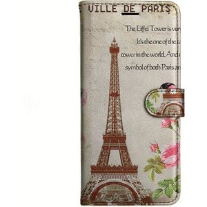 TEMU Eiffelturm PU Magnetische Flip-Geldbörsenhülle mit Kartenhalter für iPhone 5/6/6S/7/8/X/XS/XR/SE2 2020/SE3 2022/11/12/13/14 mini Plus Pro MAX
