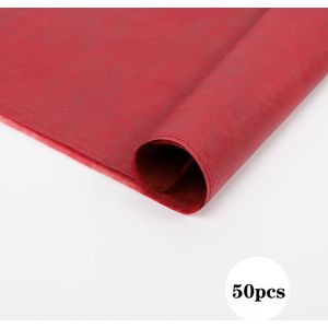 TEMU 50 Stück Blumenverpackungspapier, Wasserdichtes Milchpapier zum Entnehmen von Blüten, Vliesfutter für Blumengeschenkpapiere, Einfarbiges Verpackungsmaterial Geschenkpapier