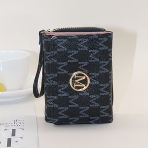 TEMU Klassische dreifach gefaltete Damen-Geldbörse mit Buchstabendruck im Designer-Stil, lässiger Stil, modischer Kreditkartenhalter für Damen