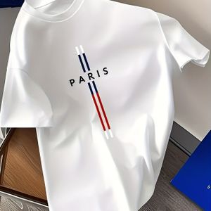 TEMU Herren lässige stilvolle Sport-T-Shirt mit Buchstaben-Logo Geschenk
