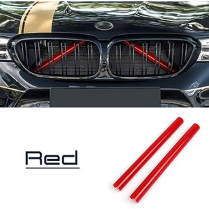 TEMU 2 Stücke Auto Streifen Aufkleber Abdeckung Kühlergrill Trim Streifen Auto Styling Für Bmw F01 F02 F10 F11 F06 F12 F45 F46 F48 X1 5/6/7 Serie