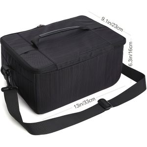 TEMU 1 Stück Tragbarer Crossbody-Kameraschutz, Tasche Mit Universalisierten Polstern, Für Canon//Sony, Größe: 33Cmx23Cmx16Cm, Hochwertiger Kameraschutz