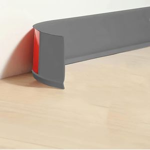 TEMU . Selbstklebende PVC-Sockelleiste, 8cm x 2m - Flexibles Geformtes Dekoratives Eckband, Einfache Installation für Hausrenovierung & -