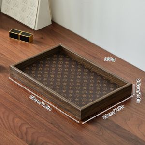 TEMU Ein klassischer, gemusterter Lederschrank für die Aufbewahrung von Luxusaccessoires und Armbändern, geeignet für den Einsatz zu Hause im Wohnzimmer oder Esszimmer, Schmuckschrank