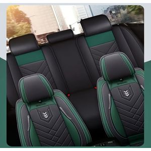 TEMU Universal-Autositzbezug für 5 Sitzplätze, strapazierfähiger Kunstledersitzbezug für Limousine, Geländewagen SUV/Pickup-Lkw, alle Jahreszeiten, Handwäsche
