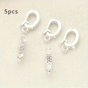 TEMU 5 Stück/Pack Universal-Anhänger Schnalle Halskette Karte DIY Halskette Armband Fußkette Handgemachte Verzierung Hängeschnalle Zubehör