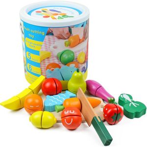 TEMU Wunderschönes Küchenspielzeug-Set für Kinder - Schneidespielzeug mit Schneidebrett & Messer, Spiellebensmittel, Lernspielzeug ab 3 Jahren, -Weihnachtsgeschenk