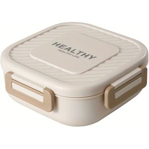 TEMU . Nordische Kunststoff Lunchbox mit Quadratischem Gitter, Lunchbox, Outdoor Obstsalat Lunchbox