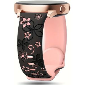 TEMU Graviertes Zweifarbiges Silikonarmband 20mm/22mm