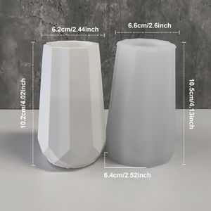 TEMU Professionelles Silikonform für Blumenvasen - Flexible, wiederverwendbare Harzformen für DIY-Plaster- und Zement-Dekorationen - Ideal für Kerzenformen und Blumenarrangements