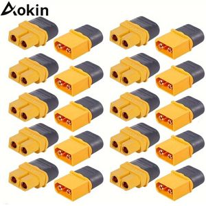 TEMU 10 Paar XT60H-M/F Stecker Männlich und Weiblich Stecker mit Hüllen Geeignet für Lithium-Batterie Ferngesteuerte Flugzeuge und Autos