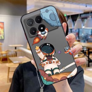TEMU Astronaut Coole Handyhülle für Xiaomi POCO M6 M5 X3 X6 X5 NFC Pro 5G Stoßfest Matt Glänzend