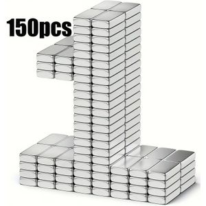 TEMU 150 Stück 10*5*2 Magnete - Quadratische Magnete, geeignet für Küche, Werkzeugkasten und Kühlschranktür, für die Heimküche, Xiongchuji