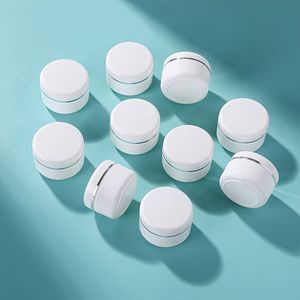 TEMU 10er-Set Weiße/Schwarze Leere 20g Twist-Cap-Gläser, Verwendet für Lippenstift, Kosmetikproben, etc