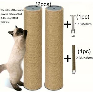 TEMU DIY Katzenkletterbaum Turm Zubehör Ersatzteile Kratzpfosten Hartpapierrohr Säulen für Haustierspielzeug