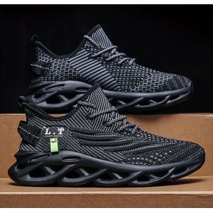 TEMU Stylische Herren-Sneaker mit Streifen ? Atmungsaktives Obermaterial, Rundschluss, Schnürverschluss, MD-Sohle, Ganzjahres-Casual- und Laufschuhe, Leichtgewicht & Bequem für lässige Outfits
