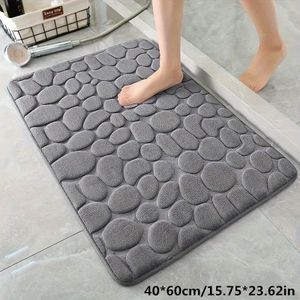 TEMU Ultra-Weicher Memory-Schaum-Badematte mit -Design - Rutschfest, Schnell Trocknend, Maschinenwaschbar - für Badezimmer-Dekor und Duschsicherheit, Weihnachts-Badezimmer-Matte