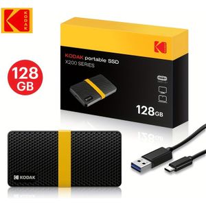 TEMU KODAK Externe SSD-Festplatte HD Externo 1 TB USB3.1 Tragbare -SSD 128 GB 256B 512 GB 1 TB für Laptops Smartphone PS4