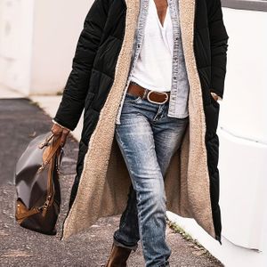 TEMU Damengemischtes Kleid mit Kapuze und Mittlerer Länge M0023