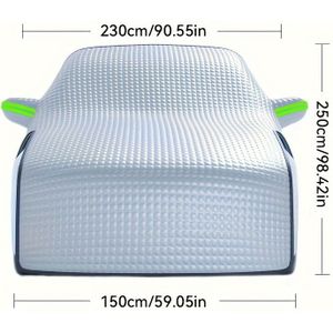TEMU Robuste Winter-Auto-Windschutzscheibenabdeckung - Dicker, Erweiterter Schutz vor Schnee & Sonne für Alle Modelle