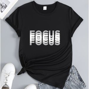 TEMU Atmungsaktives & Fokus--T-Shirt - Schnelltrocknend, Bequeme Passform Kurzarm-T-Shirt für Frauen | für Freizeitkleidung & Outdoor-Aktivitäten