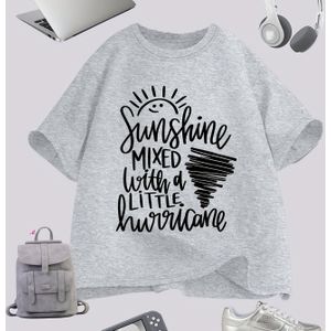 TEMU Jugendliche Sommer Casual Kurzarm-Shirt, stilvoll und bequem mit einem vielseitigen Druck, Artikelnummer 349.