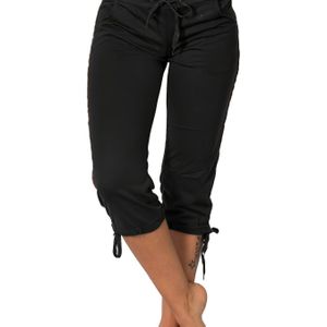 TEMU Leichte Damen-Crop-Jogginghosen mit Kordelzug - Beige Freizeithosen, Bequem und Stilvoll für Frühling und Sommer, Alltagskleidung | Entspannte Passform Hosen | Lässiger Stil