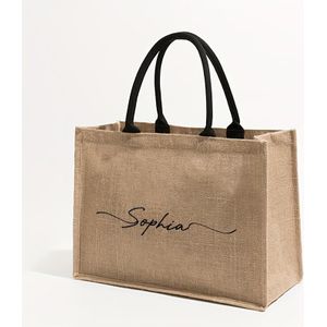 TEMU . Individuelle Namensmuster Einkaufstasche Große Personalisierte Strandtasche Monogrammiertes Geschenktäschchen für Frauen Tasche für Mädchen Paargeschenk, Damen Reise-Kulturbeutel