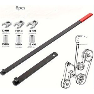 TEMU Universeller Serpentinenriemen-Spannwerkzeug-Satz, 3/8"" & 1/2"" Antrieb, Auto-Motorriemen-Spanner-Schlüssel-Set, ungeladener manueller Betrieb, keine Batterie erforderlich