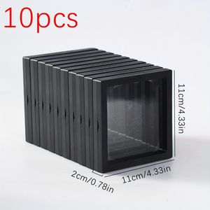 TEMU 10 Stück Staubdichte Und Oxidationsbeständige Schmuckschatulle, PE-Folien-Schmuckverpackungsbox Für Ringe, Ohrringe, Armbänder, Halsketten